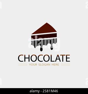 Chocolate and Cocoa logo icon vector design illustration Stock Vector