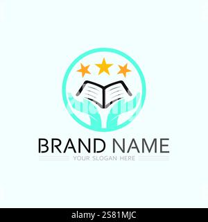 Education Logo Template vector icon illustration design Stock Vector