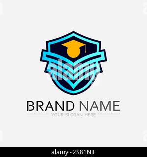 Education Logo Template vector icon illustration design Stock Vector
