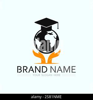 Education Logo Template vector icon illustration design Stock Vector