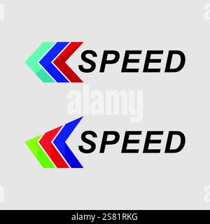 Speed and sport logo design, silhouette speedometer symbol icon vector,speed Auto car Logo Template vector illustration icon design Stock Vector