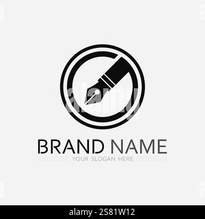 Education Logo Template vector icon illustration design Stock Vector