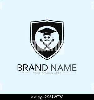 Education Logo Template vector icon illustration design Stock Vector