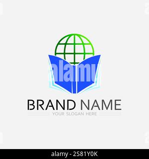 Education Logo Template vector icon illustration design Stock Vector