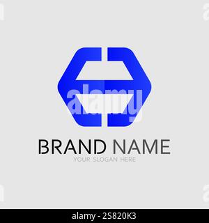 Business icon and logo design vector graphic Stock Vector