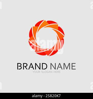 Business icon and logo design vector graphic Stock Vector