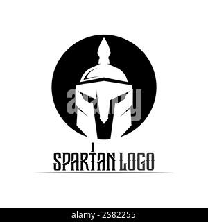 spartan logo icon designs vector Stock Vector