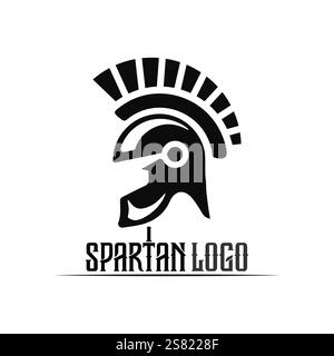 spartan logo icon designs vector Stock Vector