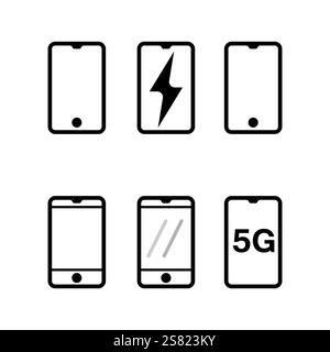 smart phone icon logo design and vector illustration Stock Vector