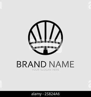 Business icon and logo design vector graphic Stock Vector