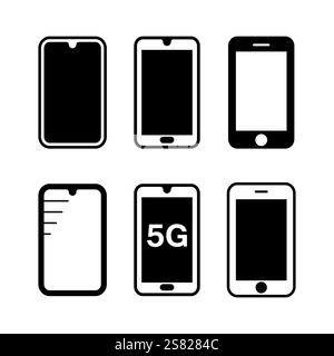 smart phone icon logo design and vector illustration Stock Vector