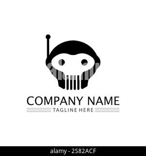 Robot icon vector illustration design Stock Vector