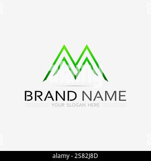 Mountain icon Logo Template Vector illustration design Stock Vector