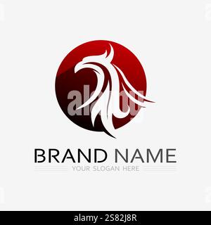bird logo vector icon design template Stock Vector