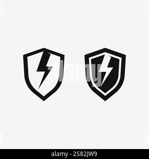 shield logo design vector,shield emblem logo template,logosymbol icon-vector Stock Vector