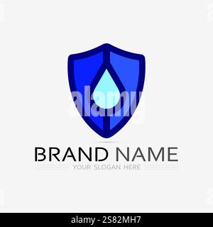shield logo design vector,shield emblem logo template,logosymbol icon-vector Stock Vector