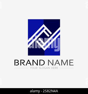 check mark logo and symbol icon design vector illustration Stock Vector