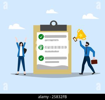 Business vector illustration art networking with blue background Stock Vector