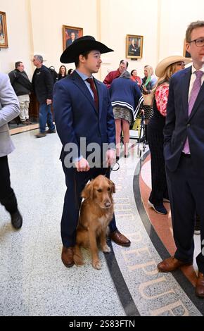 Austin, Tx, USA. 14th Jan, 2025. State Rep. DUSTIN BURROWS, R-Lubbock ...