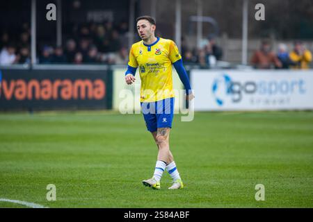 Sam Ashford looking on during Wealdstone FC Vs Hartlepool United 18/01/25 Stock Photo