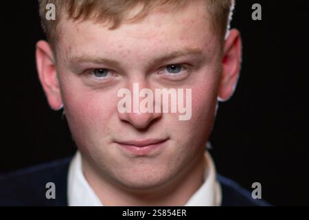 Exclusive. Clement Faveau attending the Photocall for the Lumieres de la Presse Internationale Awards 2025 in Paris, France on January 20, 2025. Photo by Aurore Marechal/ABACAPRESS.COM Stock Photo