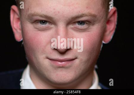 Exclusive. Clement Faveau attending the Photocall for the Lumieres de la Presse Internationale Awards 2025 in Paris, France on January 20, 2025. Photo by Aurore Marechal/ABACAPRESS.COM Stock Photo