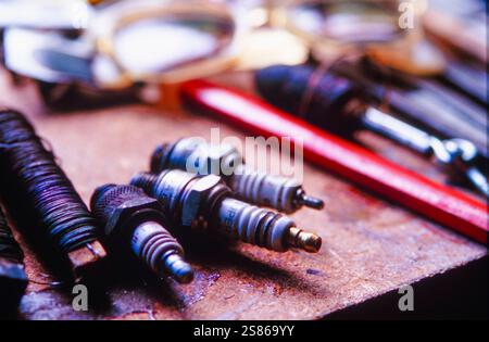 Workshop objects Stock Photo