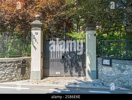 Place of the execution of Benito Mussolini in Tremezzo, Lake Como, Lago ...