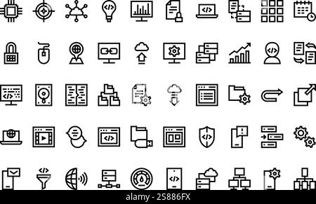 High-Quality Vector Icons Collection with Editable Stroke. Ideal for Professional and Creative Projects Stock Vector