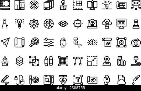High-Quality Vector Icons Collection with Editable Stroke. Ideal for Professional and Creative Projects Stock Vector