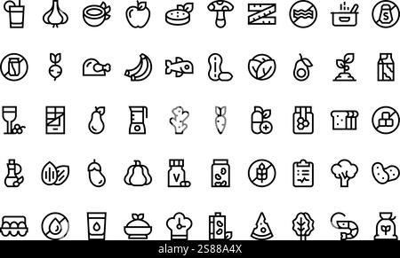 High-Quality Vector Icons Collection with Editable Stroke. Ideal for Professional and Creative Projects Stock Vector