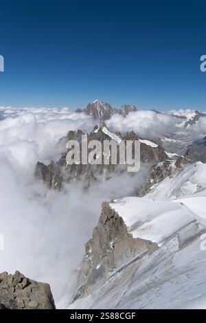 Views of the Mont Blanc massif in the French Alps Stock Photo - Alamy