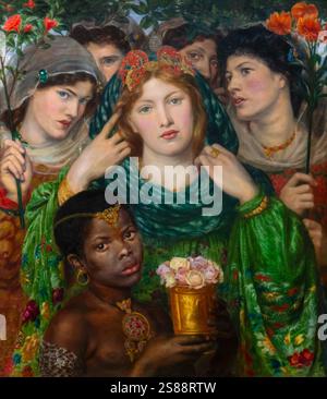 Dante Gabriel Rossetti, The Beloved (The Bride), painting in oil on ...