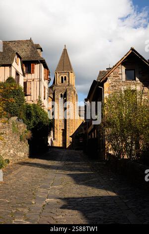 Details of the church of Conques, France Stock Photo - Alamy