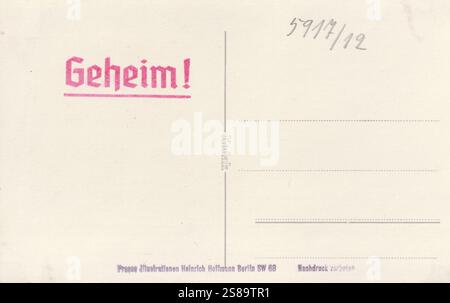 WWII Secret Stamped Photographs, Agfa Brovira Paper, 1941-1943 Stock