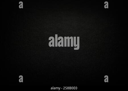 minimal plain black wallpaper Abstract black leather surface texture dark paper texture Stock Photo