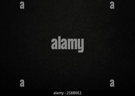 minimal plain black wallpaper Abstract black leather surface texture dark paper texture Stock Photo