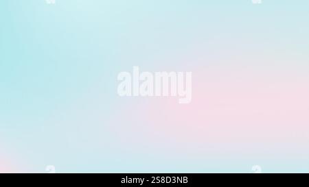 Abstract pastel color banner. Blurred light fresh gradient background. Pastel pink, blue smooth spots. Neutral Liquid stains copy space banner. Mesh m Stock Vector