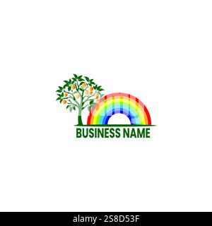 farming logo template vector Stock Vector
