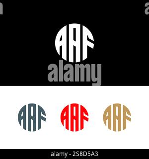 AAF logo template vector Stock Vector