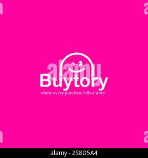 online shop logo template vector Stock Vector