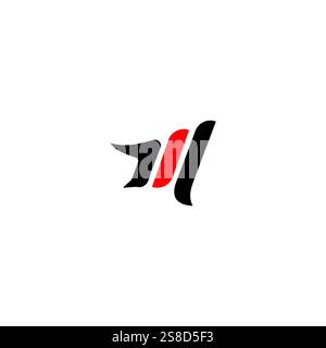 M logo template vector Stock Vector