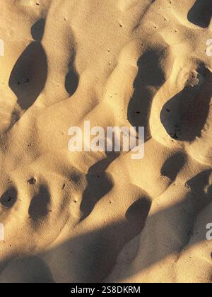 Dry sand texture. Natural background. Stock Photo
