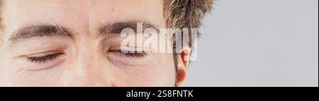 Close-Up of beautiful human eye Stock Photo