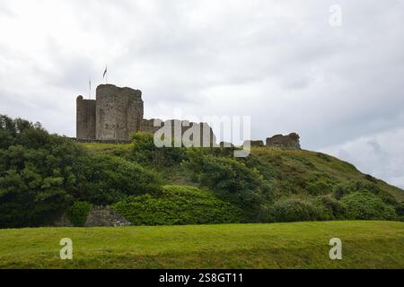 The ruins of Castell Cricieth in Wales. Stock Photo