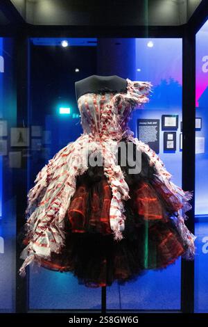 open lace back dress Cardboard People Red Queen Life Size Cardboard Cutout Standup