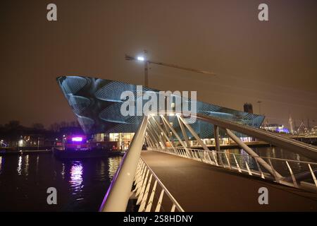 Light projection of artwork