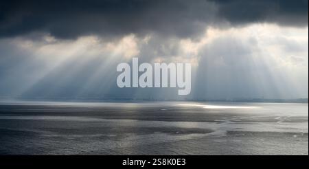 Clouds above sea, Antalya, Turkey Stock Photo