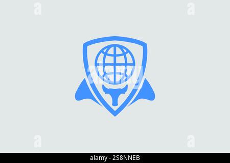 Security Guard Logo Design Professional & Classic Stock Vector