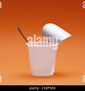 An image of a nice jogurt cup Stock Photo